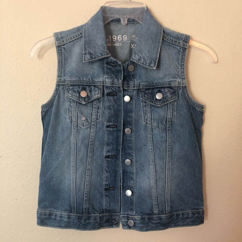 Gap Denim Vest NWOT